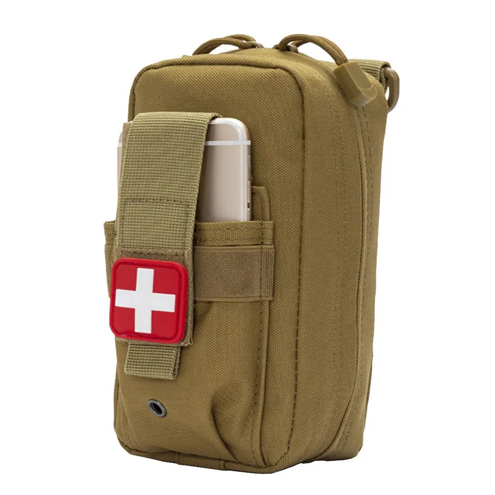 Tactical First Aid Kit Pouch – EDC Survival Bag for Car, Camping & Outdoor - CasaNova
